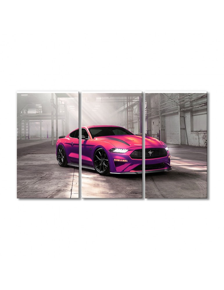 

Модульная картина Artel «Форд Мустанг Шелби GT500» 3 модуля 120x180 см