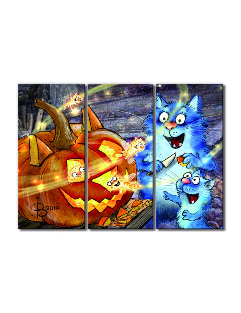 

Модульная картина Artel «Хеллоуин» 3 модуля 70x105 см