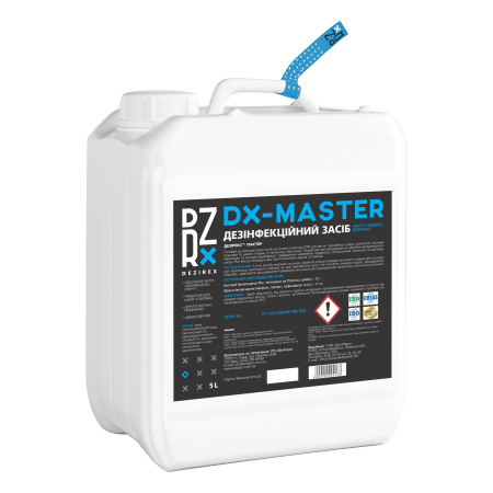 

Засіб для дезінфекції Dezirex Master шкіри рук та шерсті тварин 10 л