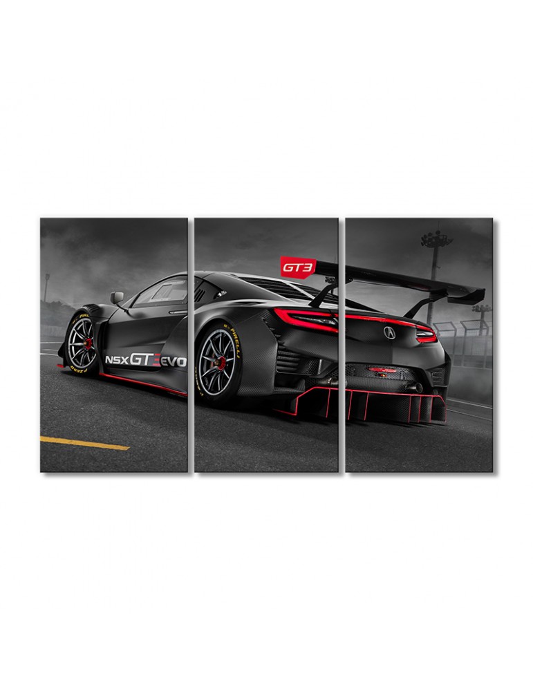 

Модульная картина Artel «Хонда Акура NSX» 3 модуля 90x135 см