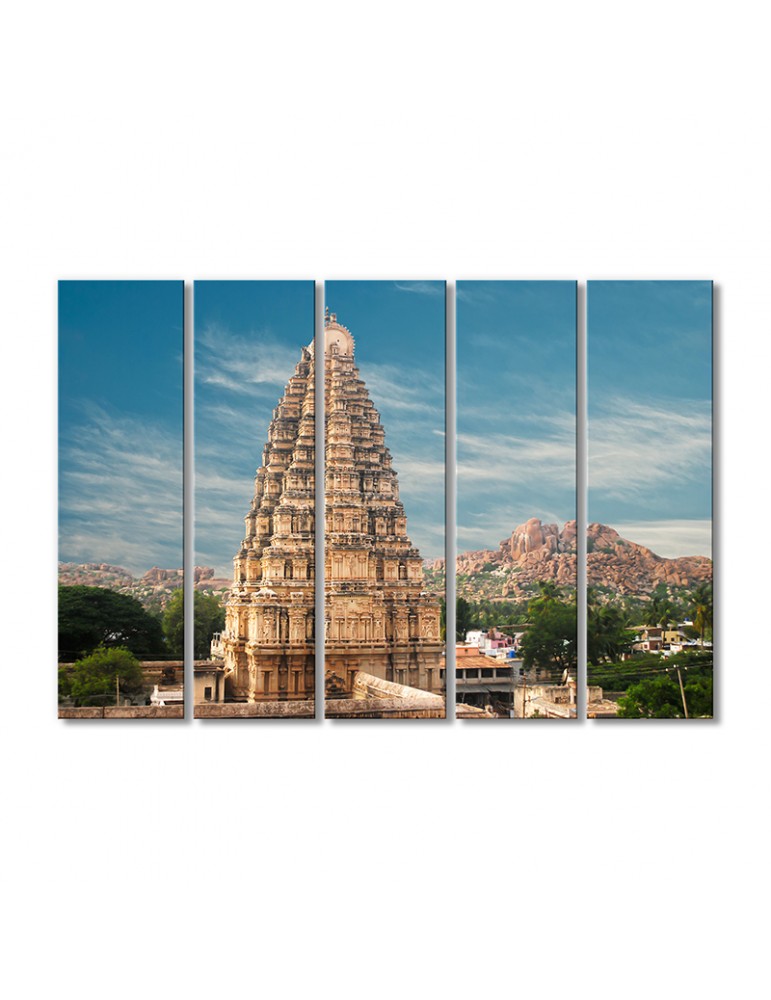 

Модульная картина Artel «Храм Шри Вирупакша, Хампи» 5 модулей 120x180 см
