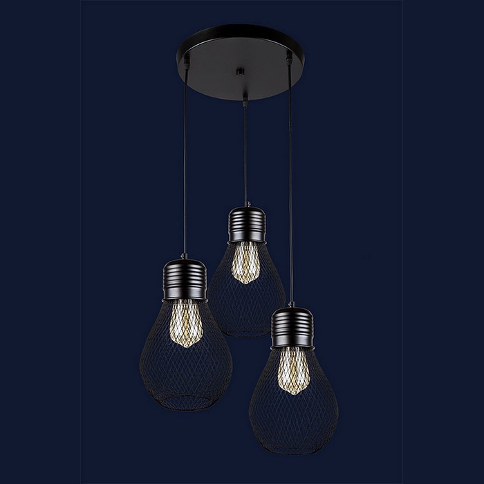 

Люстры светильники Levistella 907007F-3 BK (300)