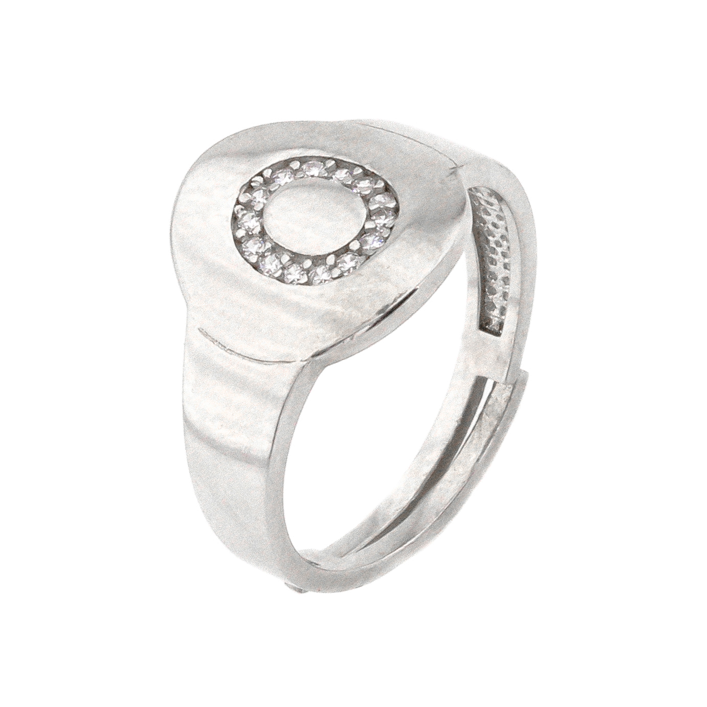 

Серебряное кольцо с буквой "M" (c фианитами) K11582 Диамант, 17,5 размер