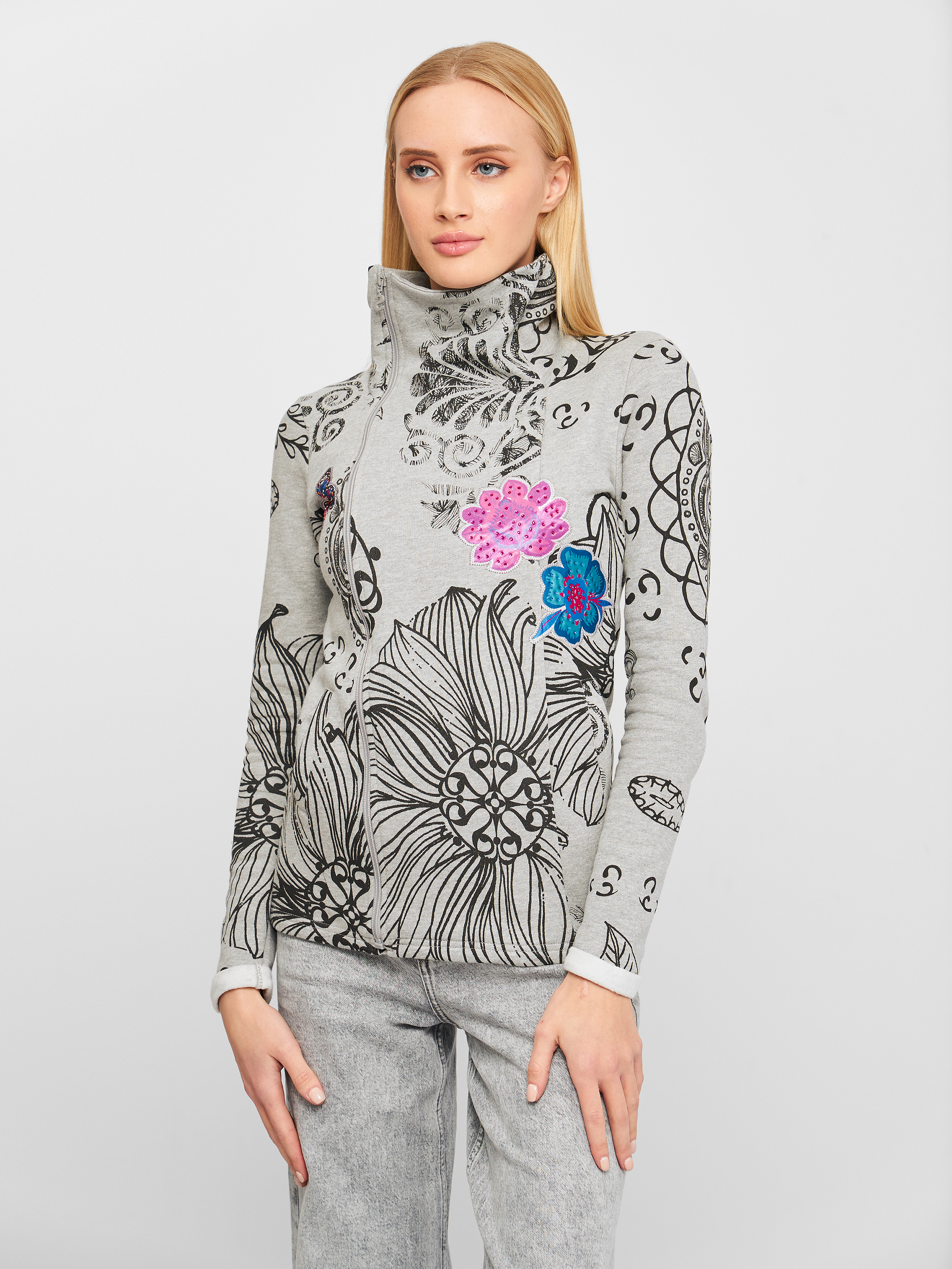 

Толстовка Desigual 18WWSKXB-2042 M Серая