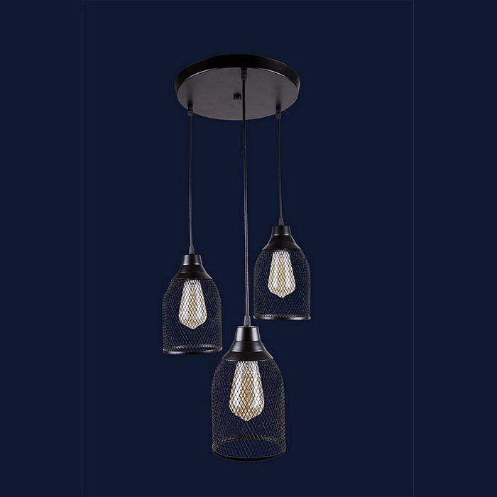 

Люстры светильники Levistella 907008F-3 BK (300)