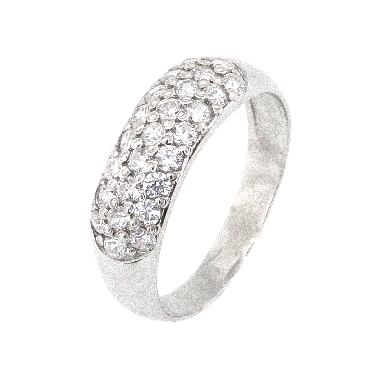 

Серебряное кольцо с фианитами 11381-3 Диамант, 17,5 размер