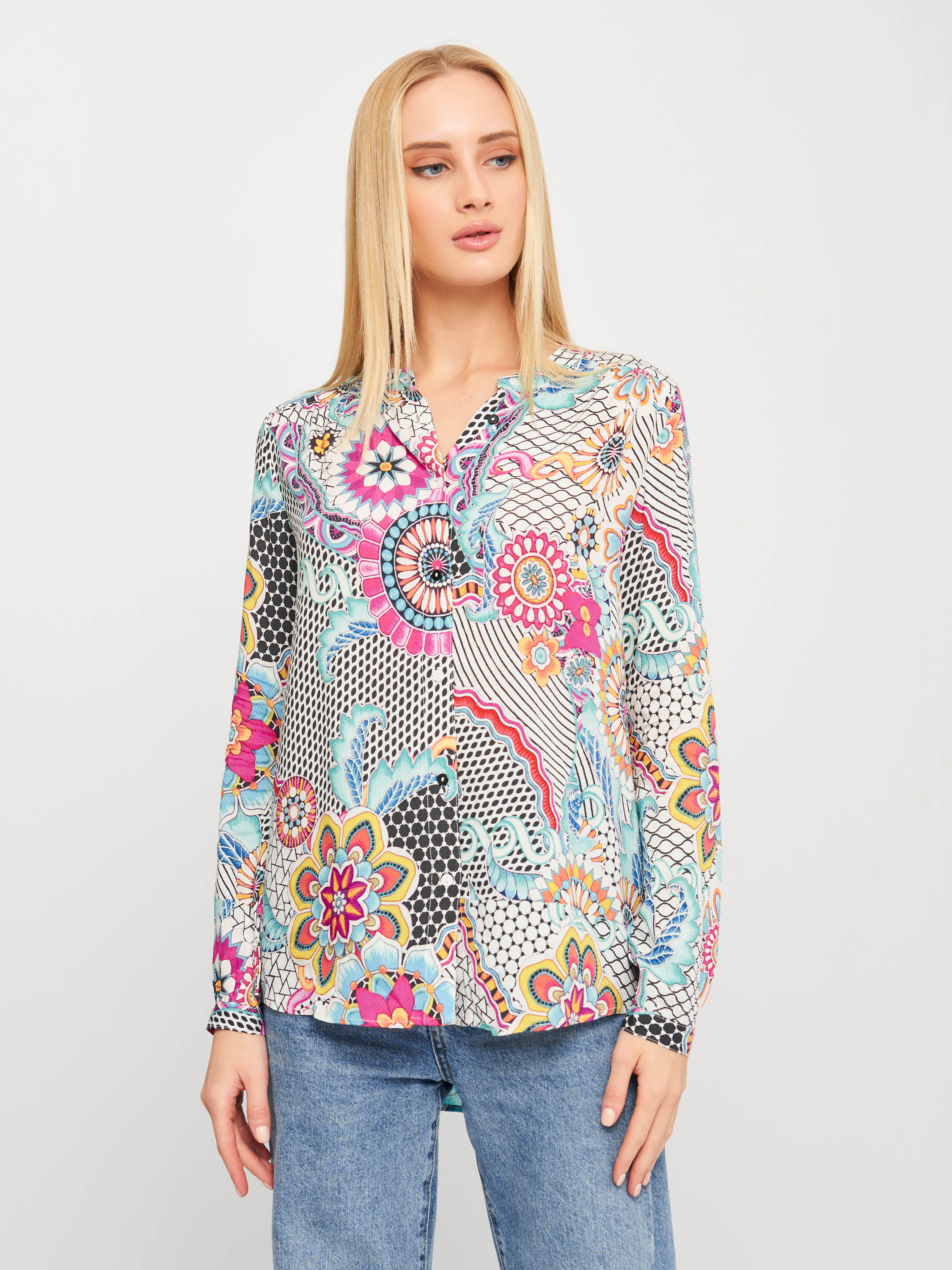 

Блузка Desigual 19SWCW05-1000 XS Черная