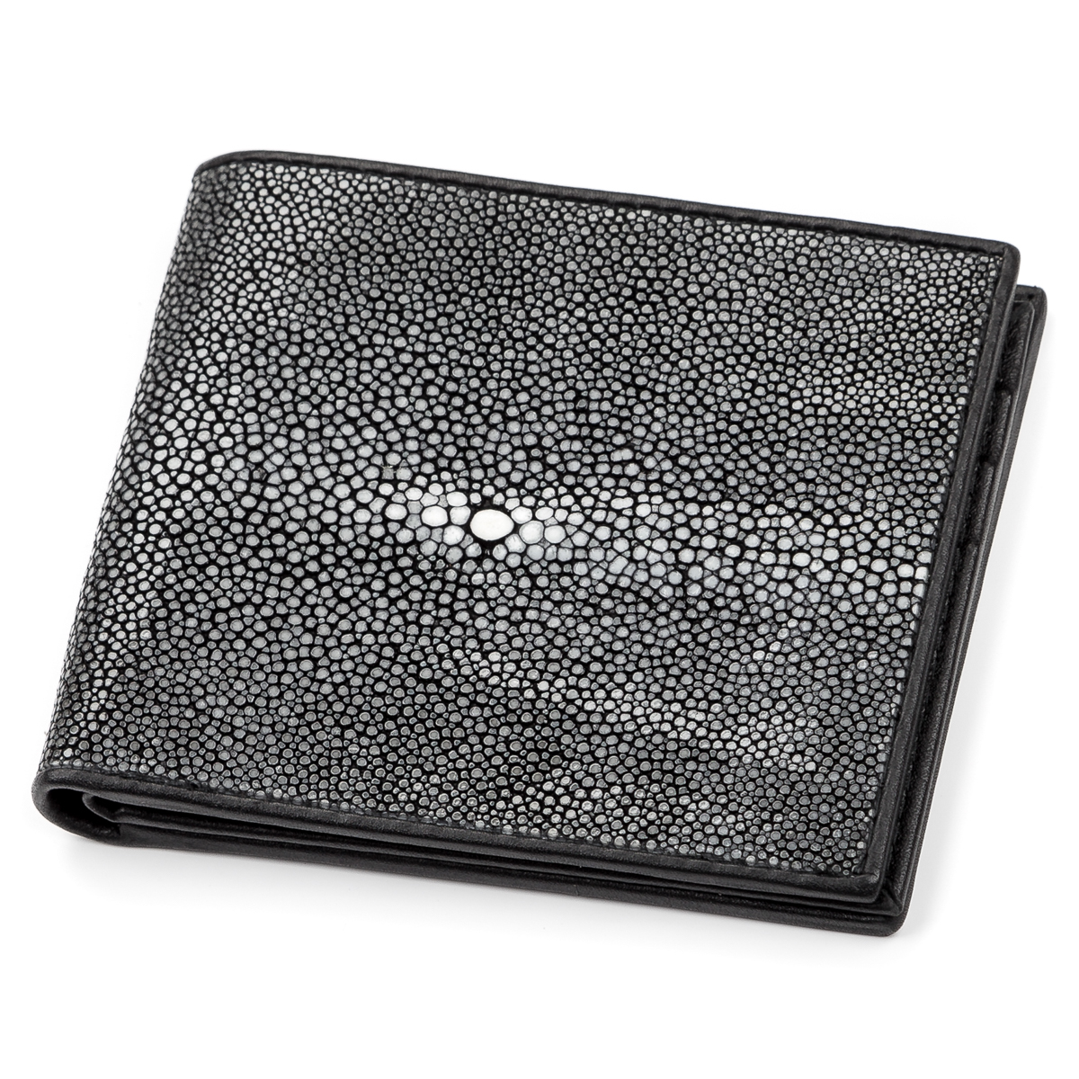 

Мужское кожаное портмоне STINGRAY LEATHER 11х9 см Черный 000168298