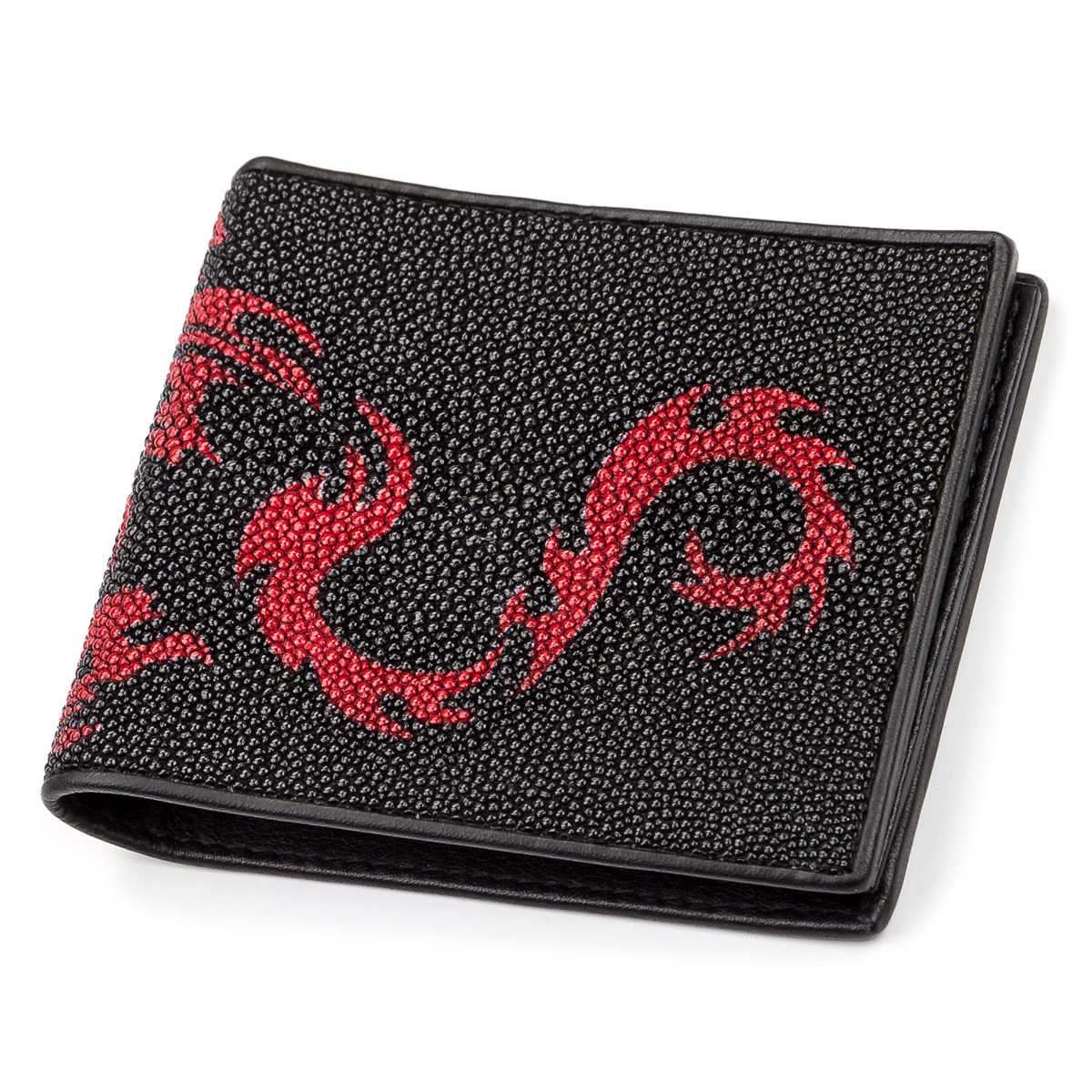 

Мужское кожаное портмоне STINGRAY LEATHER 11,5 х9 см Черный 000168297