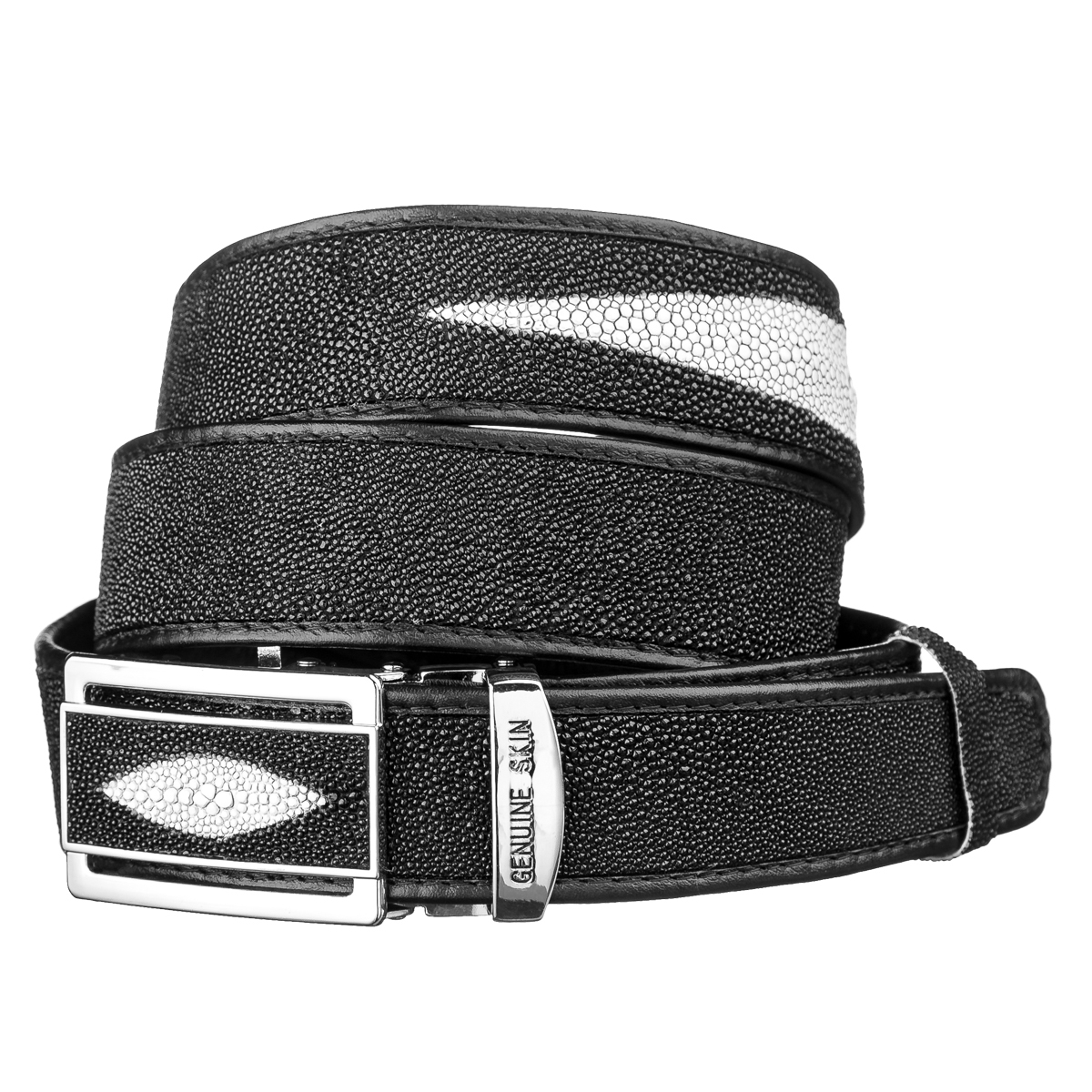 

Мужской кожаный ремень STINGRAY LEATHER 3х120 см Черный 000168229