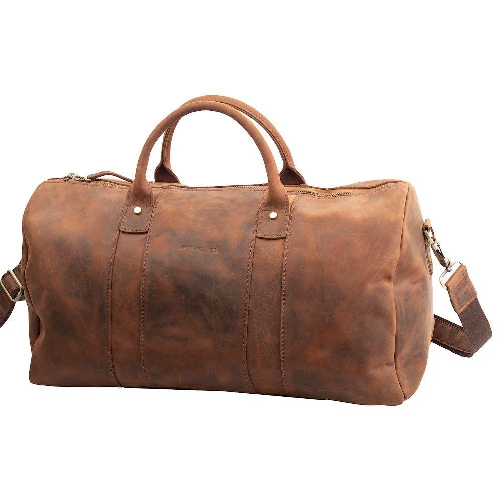 

Мужская кожаная дорожная сумка Tony Bellucci 51х34х25 см Коричневый 000169017