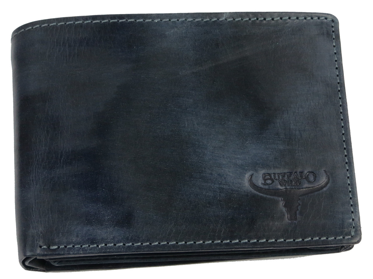 

Мужское кожаное портмоне Always Wild 12,5х9,5х2,5​ см Синий 000168657
