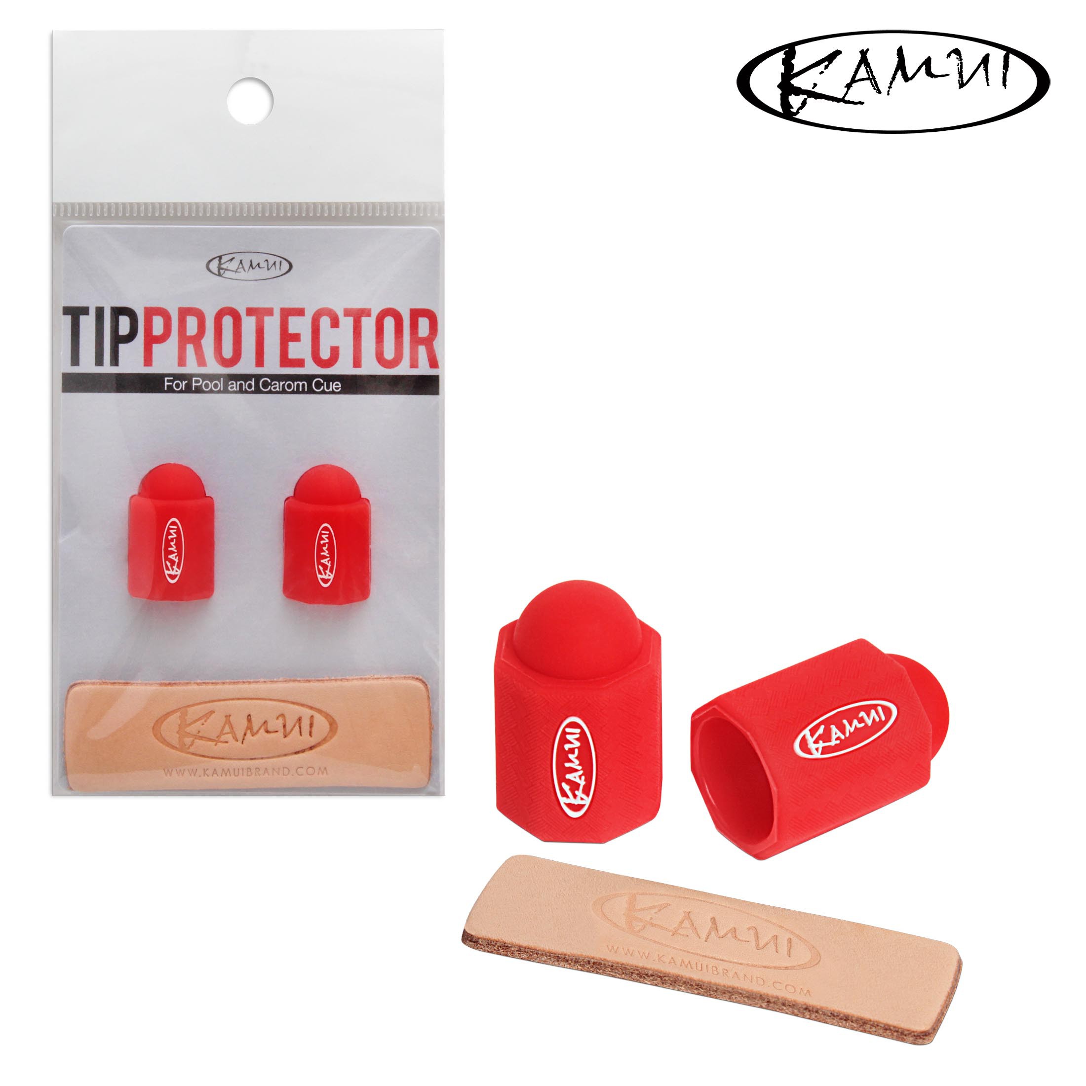 

Набор для защиты бильярдной наклейки Kamui Tip Protector + Tip Burnisher ø11.75-14мм Red