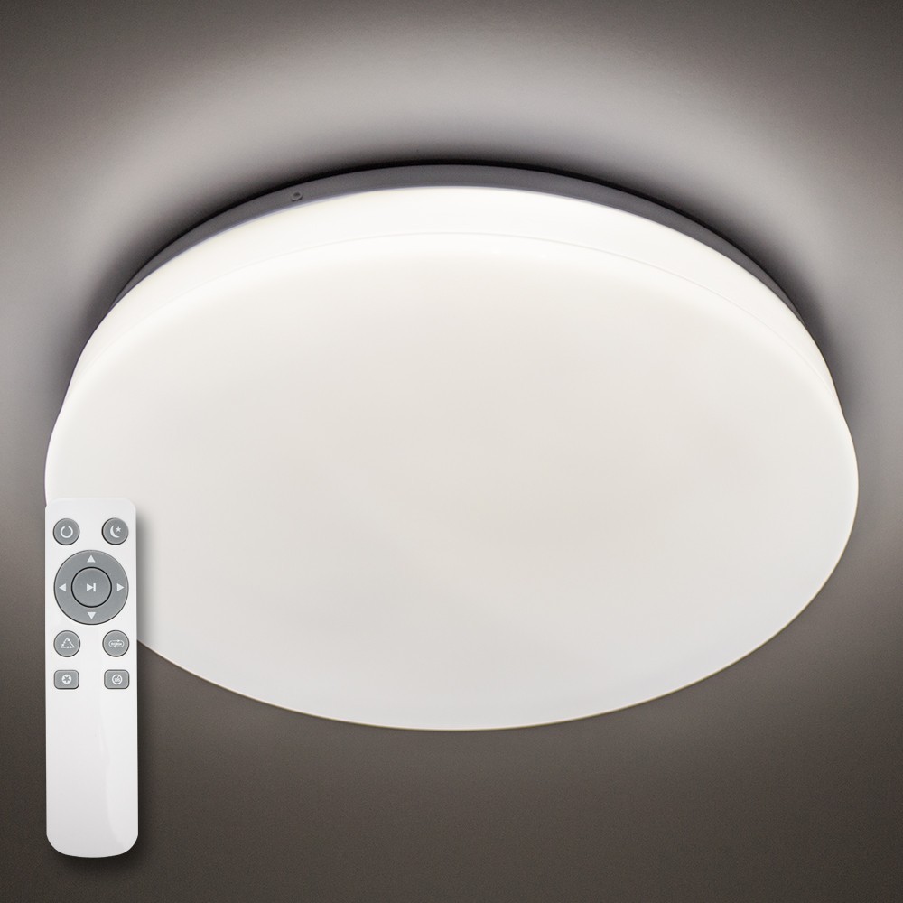 

Потолочный светодиодный светильник с пультом ДУ LUMINARIA VOGUE 72W R505 WHITE 220V IP20 (Без канта)