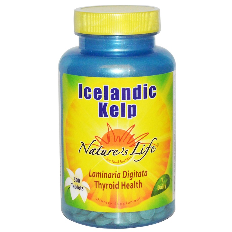 

Nature's Life Icelandic Kelp 500 таблеток (4384303838)