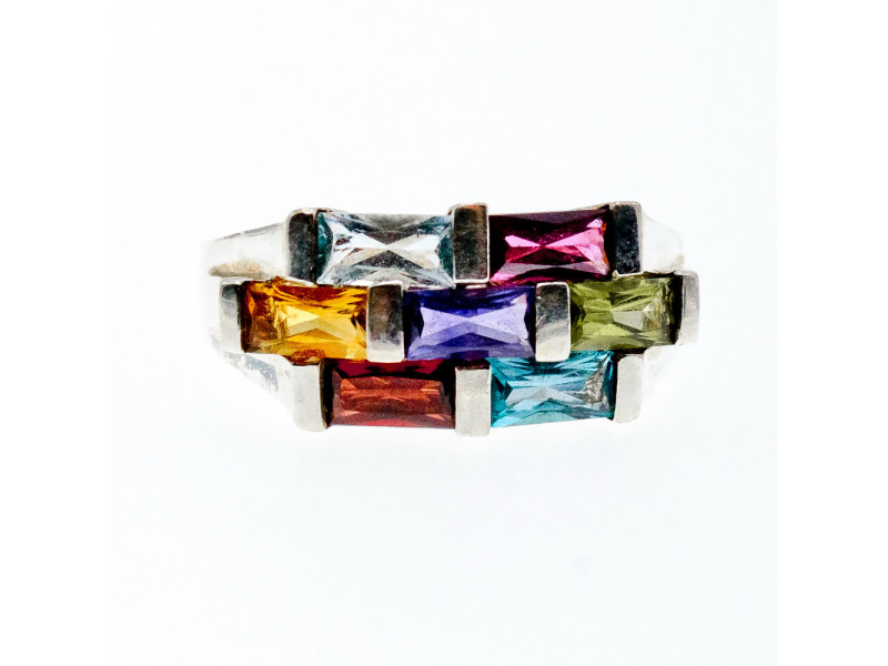 

Серебряное кольцо с натуральными камнями Невесомость Натуральный Sky Jewelry 003238