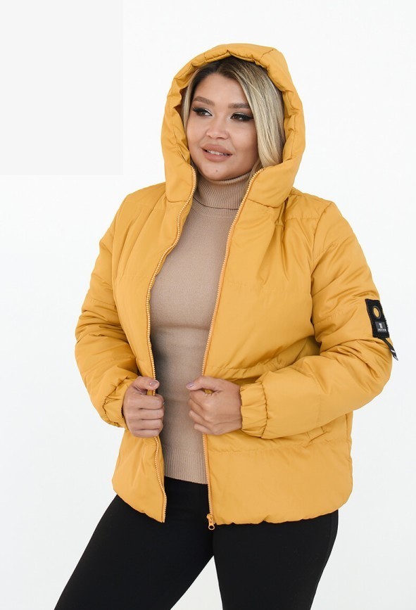 

Куртка St-Style 70736 - Гірчична, Куртка St-Style 70736 48-50 Гірчична