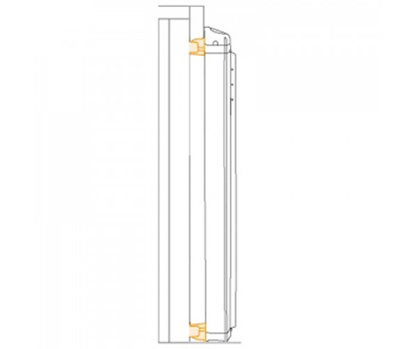 

Крепление к балясине Bannister installation kit for housing black Lascal