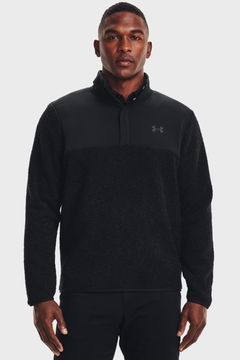 

Мужская черная спортивная кофта UA Sweaterfleece Pile PO Under Armour XL 1366284-001