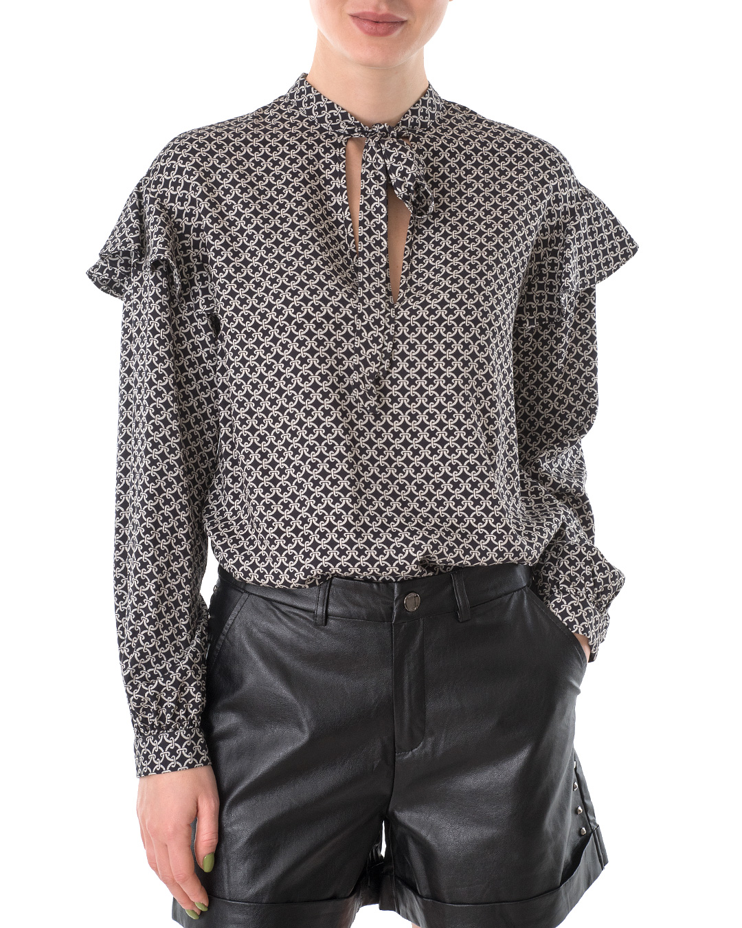 

Сорочка жіноча GAUDI (FD45011-G121071/21-22-2) Чорний, Сорочка жіноча GAUDI (FD45011-G121071/21-22-2) Чорний 42