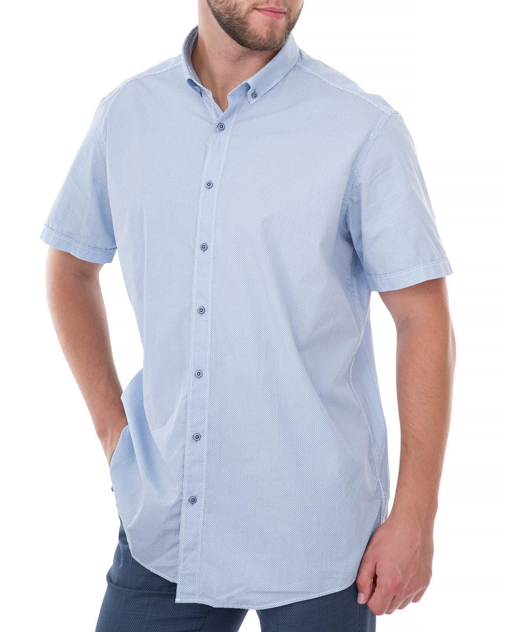 

Сорочка чоловіча ROY ROBSON (2238-80-312/8) Блакитний XXL