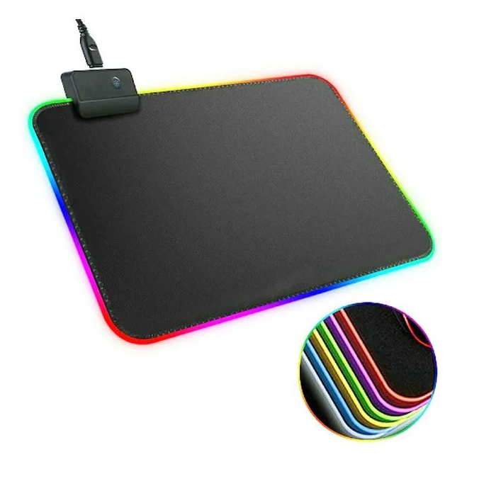 

Большой игровой Коврик для мыши с подсветкой RGB GMS-WT-5 355*250*4 мм Черный