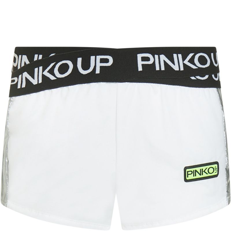 

Шорты с серебряными лампасами PINKO 164 см Белый 27284