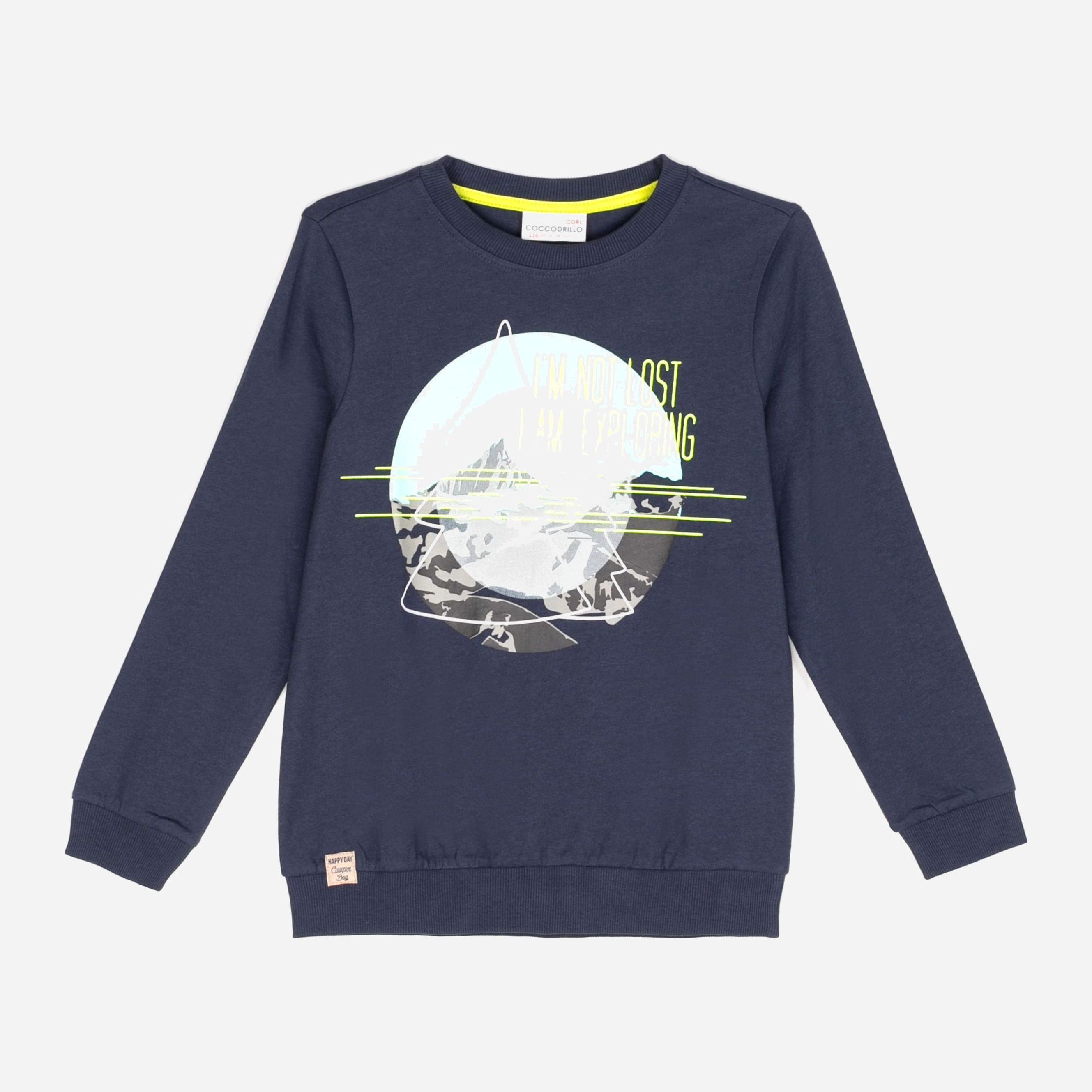 

Свитшот Coccodrillo Adventure ZC1143102ADV-015 122 см Синий