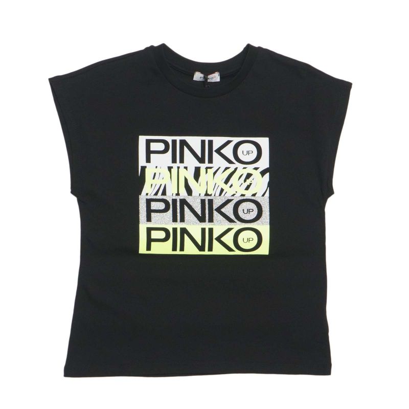

Футболка с накатом PINKO 168 см Черный 27281/110