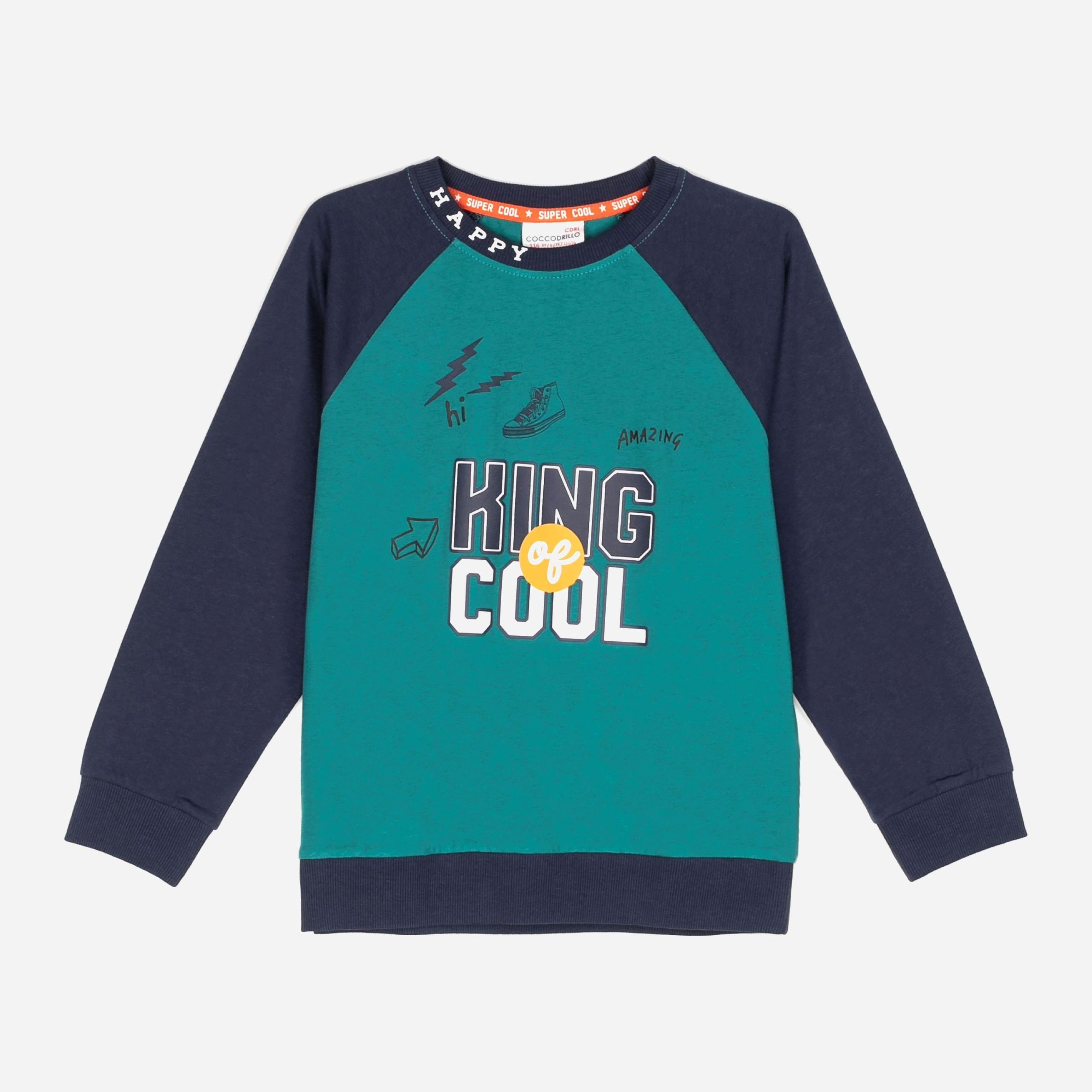 

Свитшот Coccodrillo King Of Cool ZC1143103KIN-011 104 см Синий