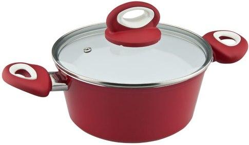 

Кастрюля 20 см 2,6 л покрытие керамика VINZER 89468 EcoCeramic Induction