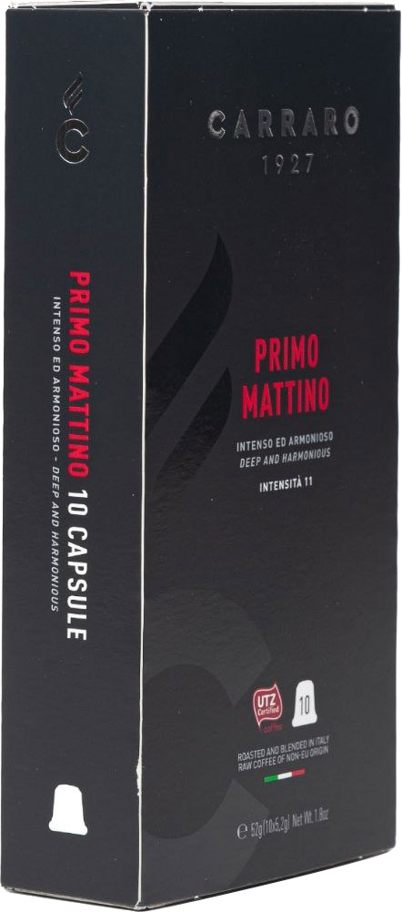 Кофе в капсулах Carraro Primo Mattino Nespresso 5.2 г х 10 шт ...