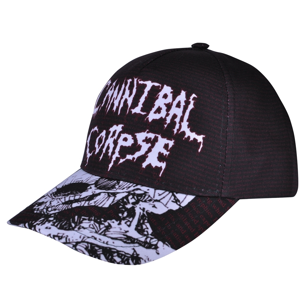 

Бейсболка Rockway full print Cannibal Corpse "Butchered at Birth" Черный