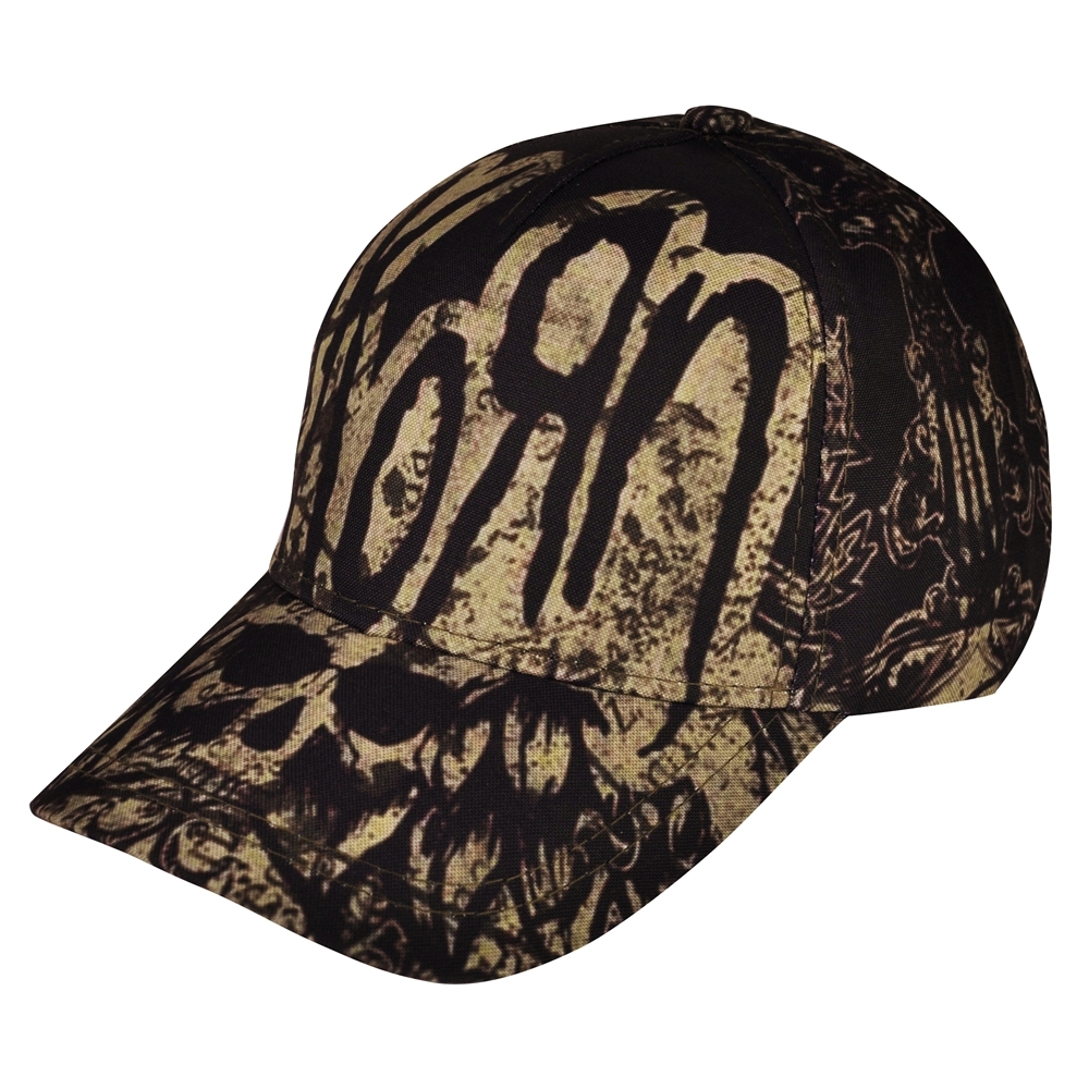 

Бейсболка Rockway full print Korn Черный