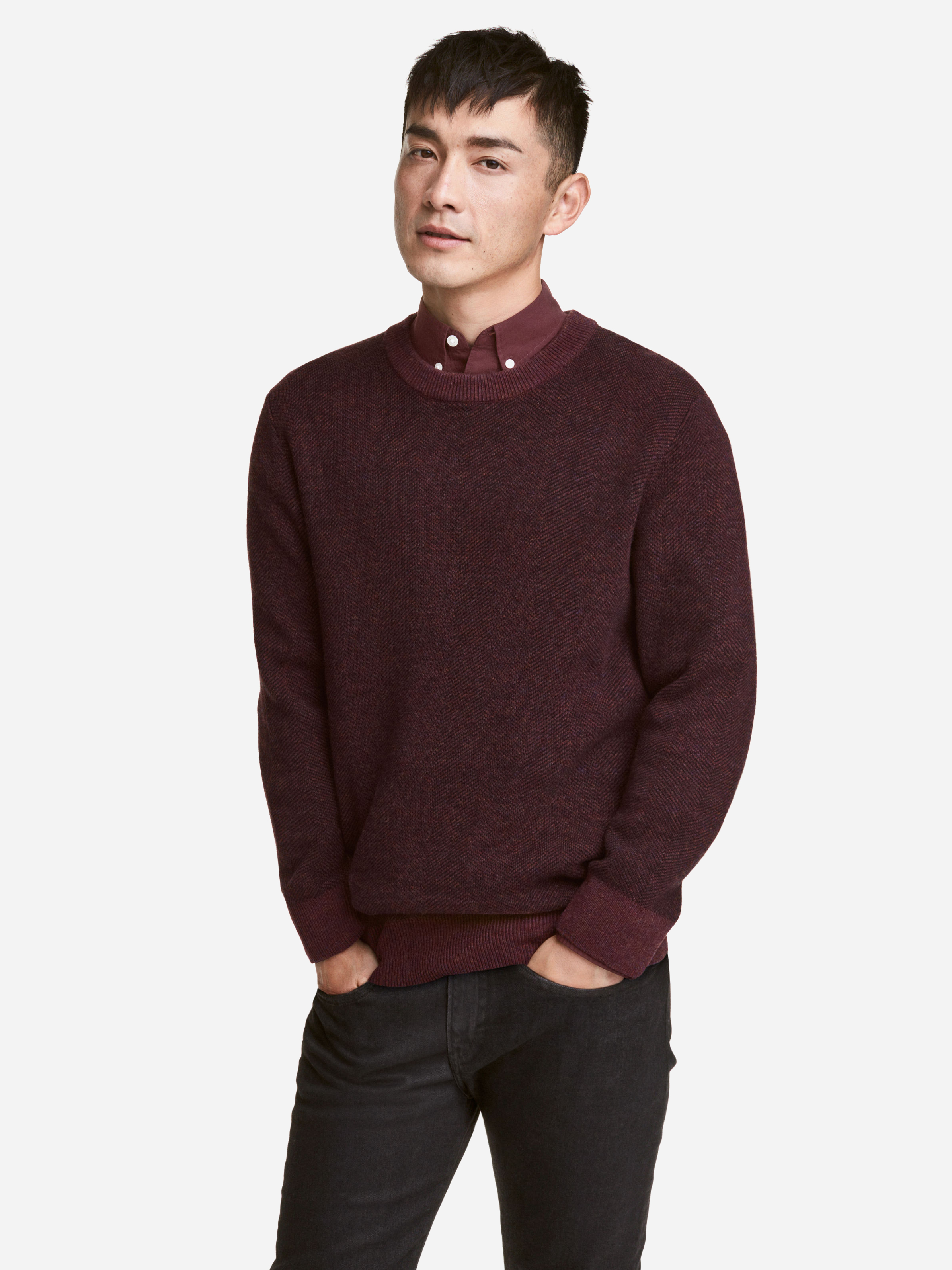 

Джемпер H&M XAZ073899UQPS L Бодово-черный
