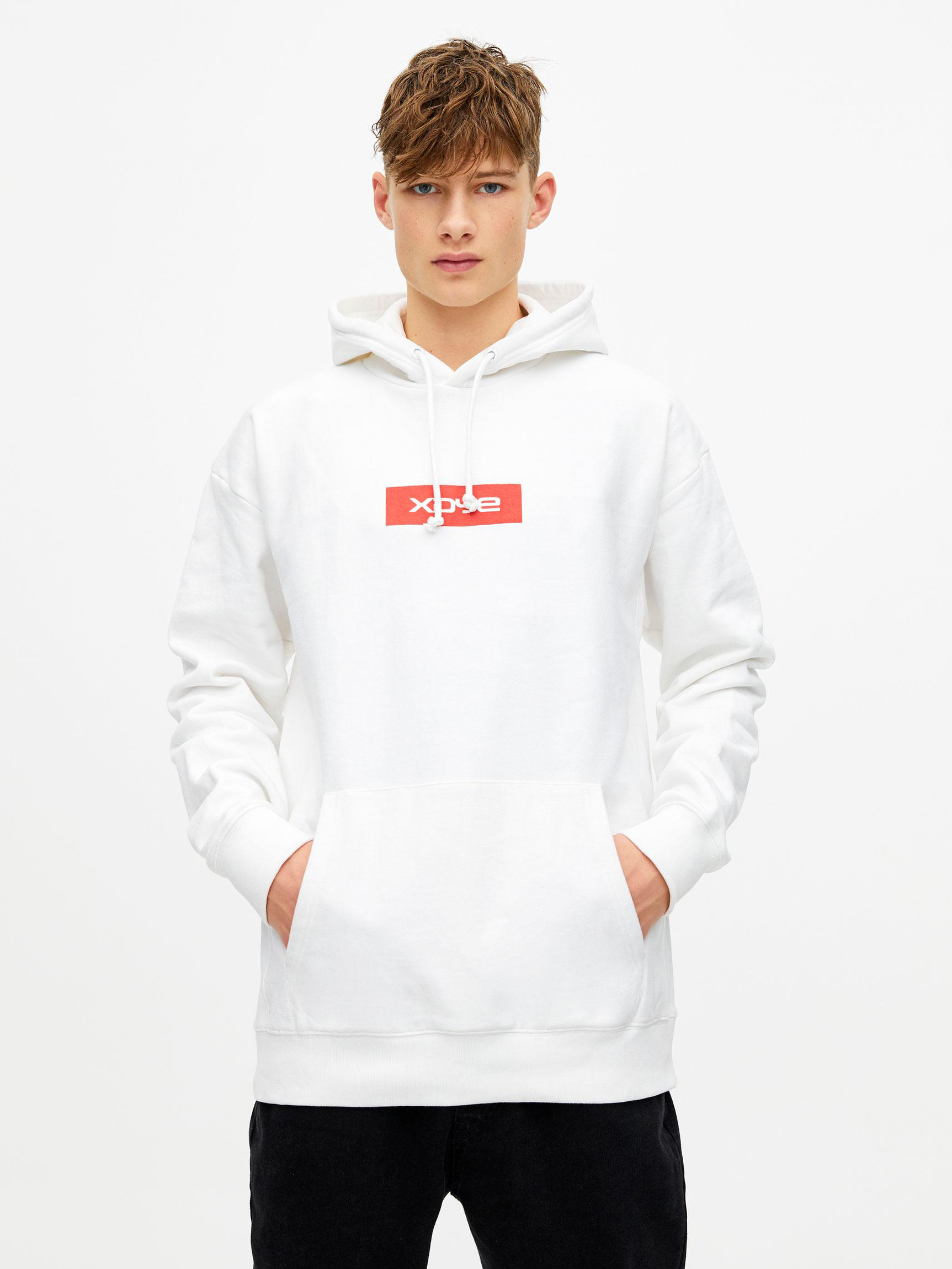 

Худи Pull & Bear XAZ260205AYOS  Белое, Худи Pull & Bear XAZ260205AYOS XL Белое