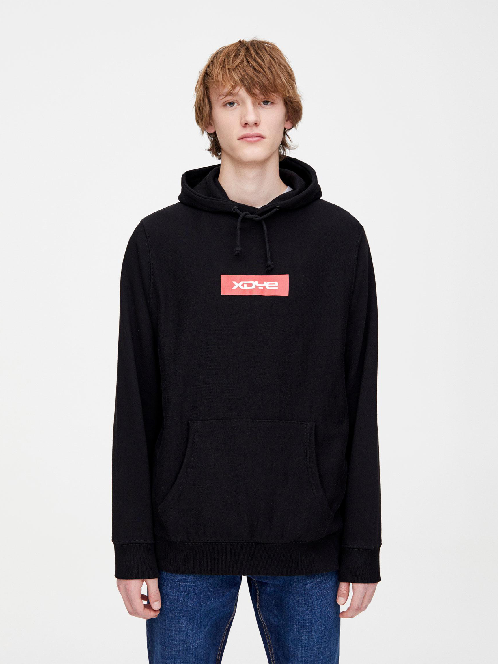

Худи Pull & Bear XAZ279698HGAS XL Черное