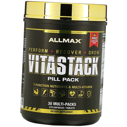 

Витамины для спортсменов, Vitastack, Allmax Nutrition 30пакетов (36134010)