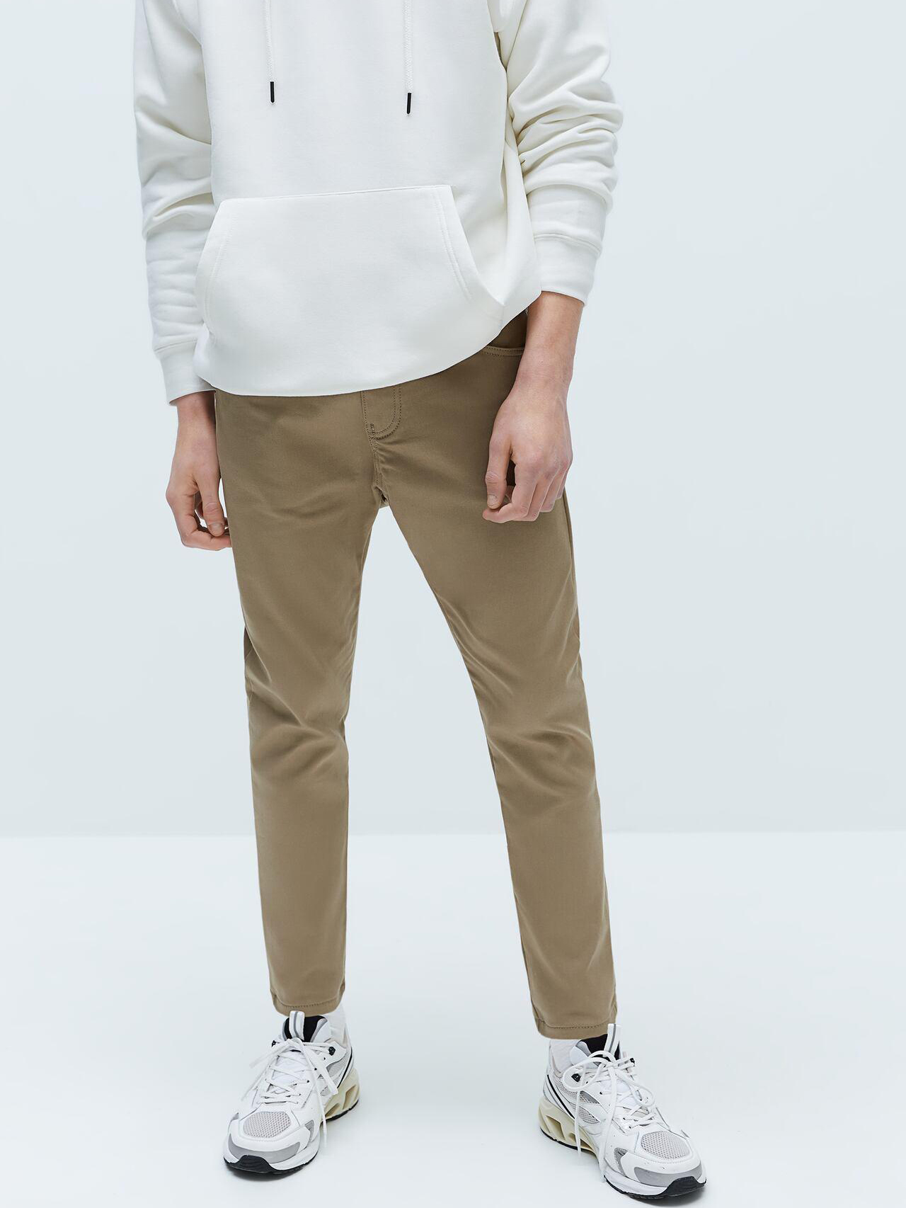 

Штаны Zara XAZ265877EAWJ L Бежевые
