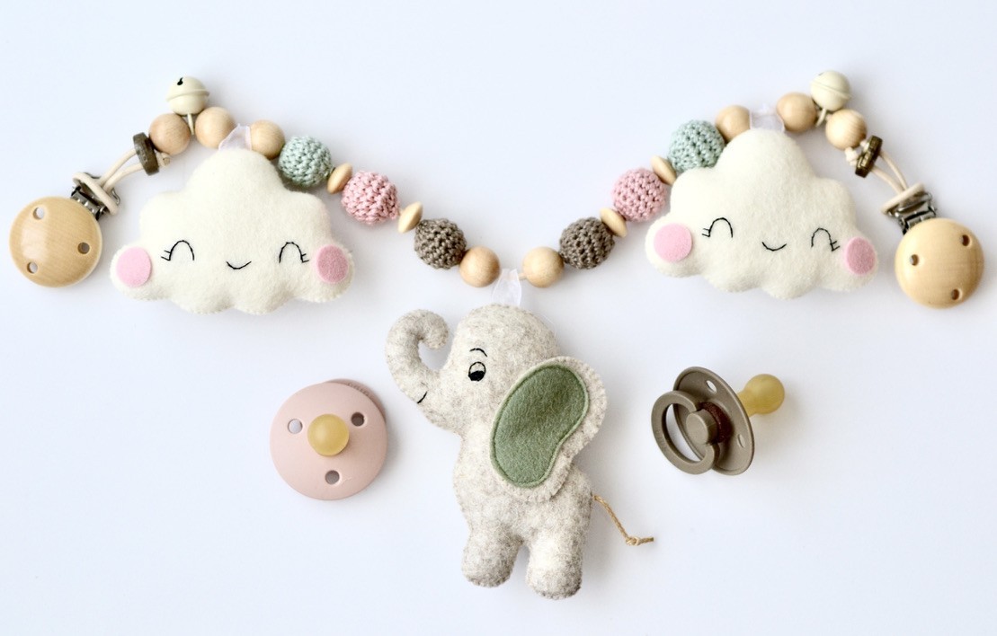 

Игрушка-растяжка Babymall Beige Elephant