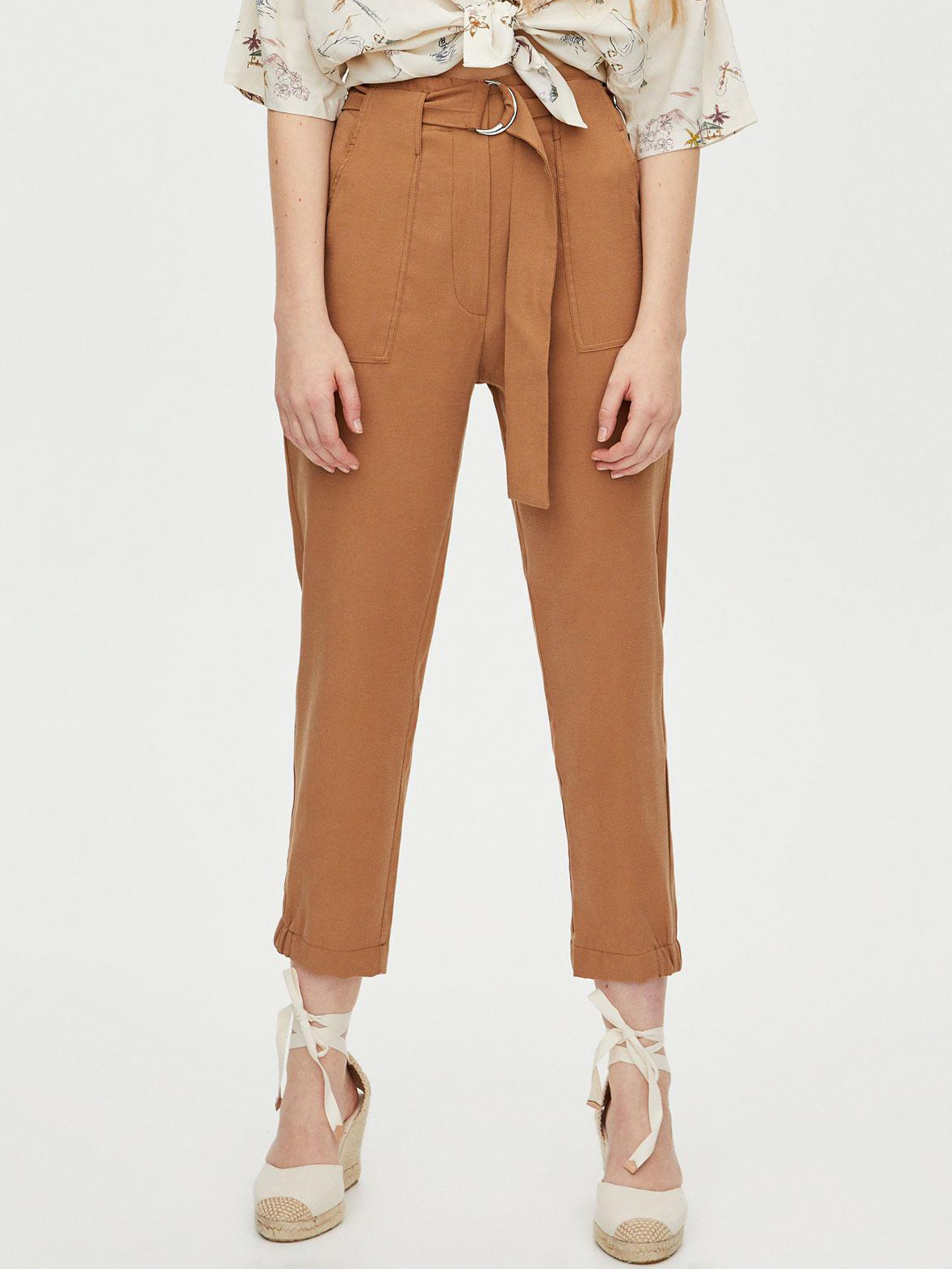 

Брюки Pull & Bear XAZ240854CGTC  Темно-бежевые, Брюки Pull & Bear XAZ240854CGTC M Темно-бежевые