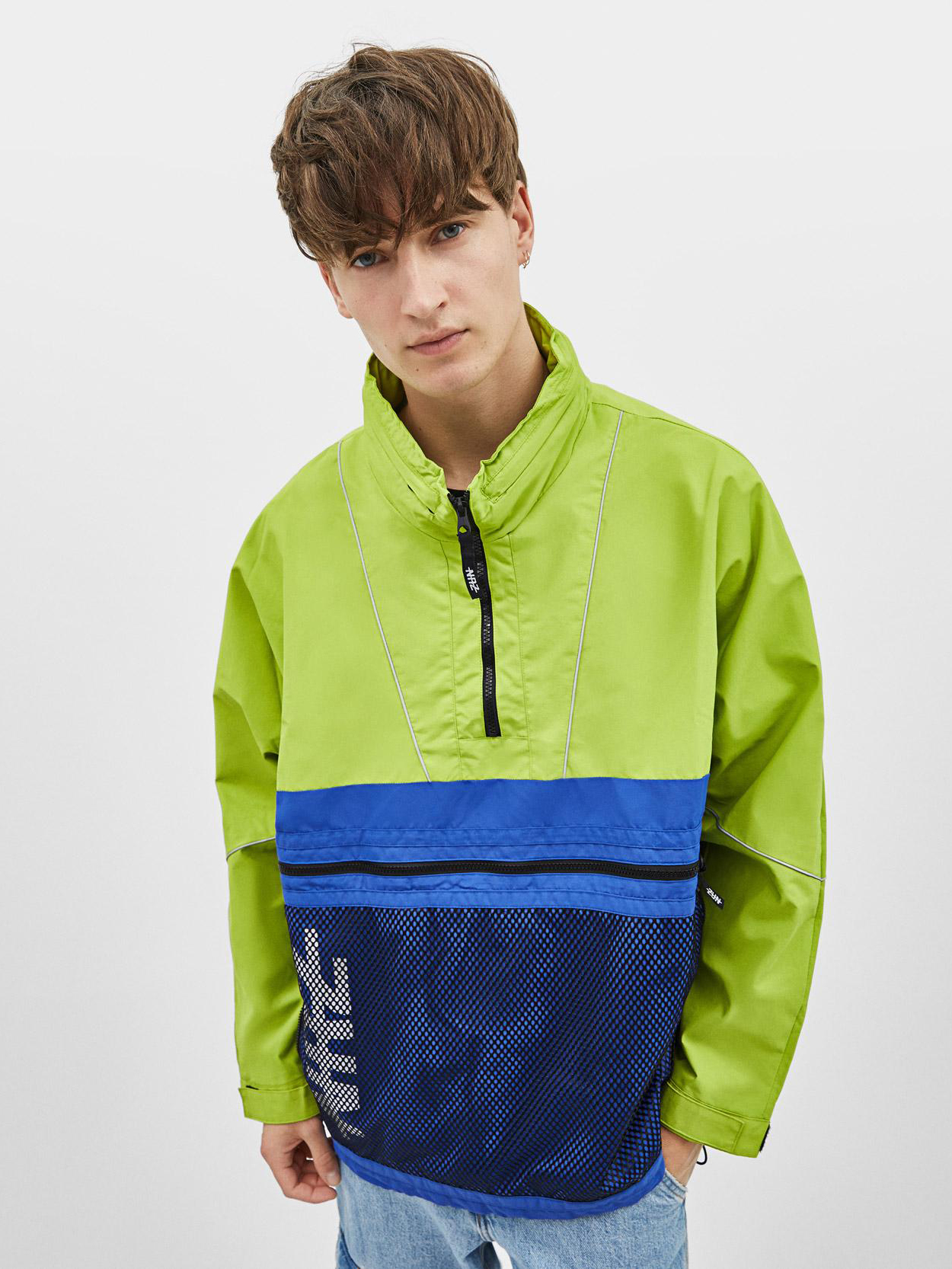 

Анорак Bershka XAZ231518SWTI M Салатовый