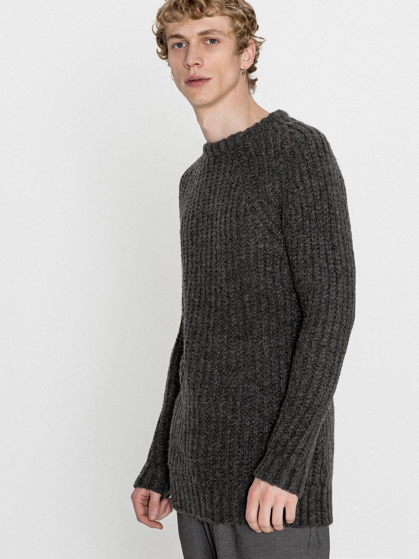 

Джемпер Pull & Bear XAZ225230XUGX L Темно-серый