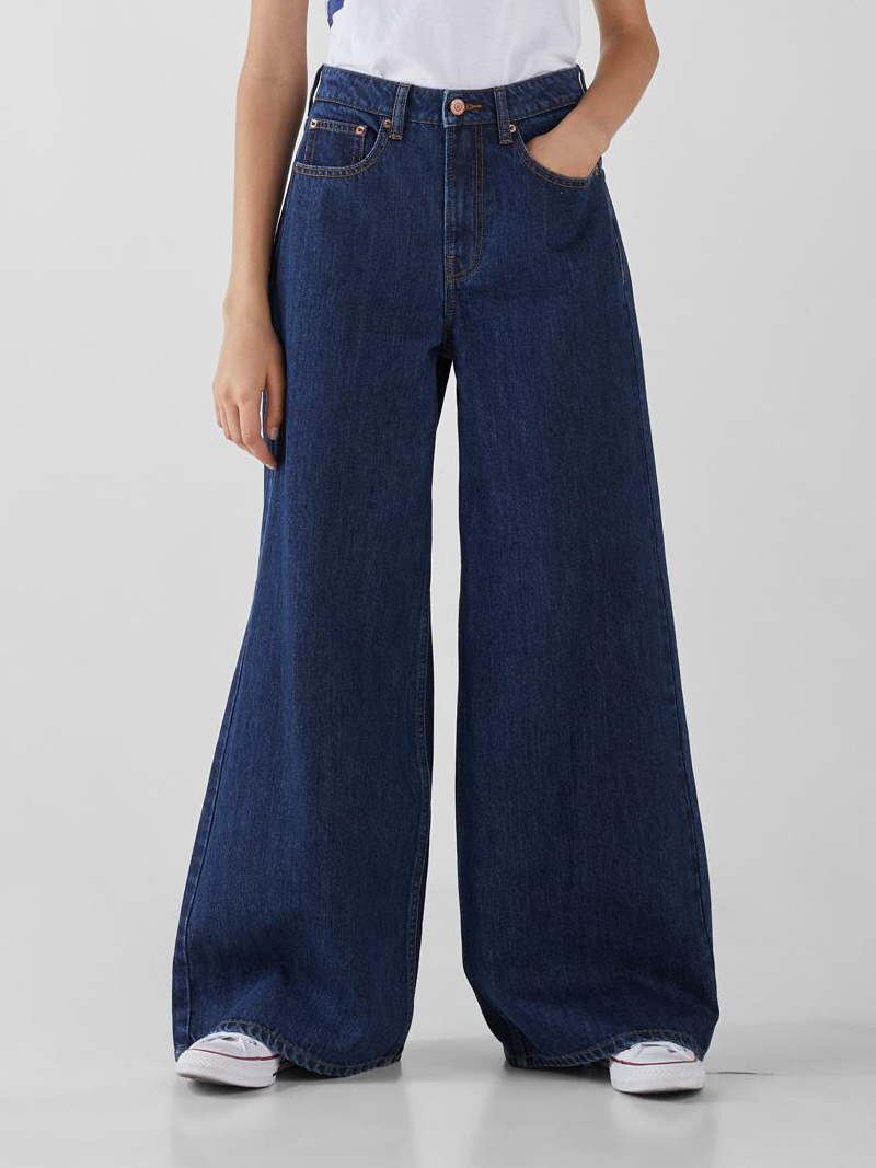 

Джинсы Bershka XAZ147359FKNJ 38 Темно-синие