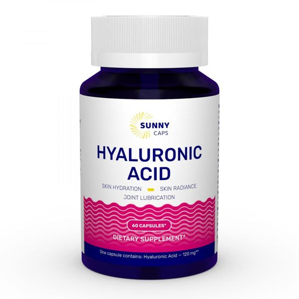 

Гиалуроновая кислота Hyaluronic Acid Sunny Caps 120 мг 60 капсул (SUN008)