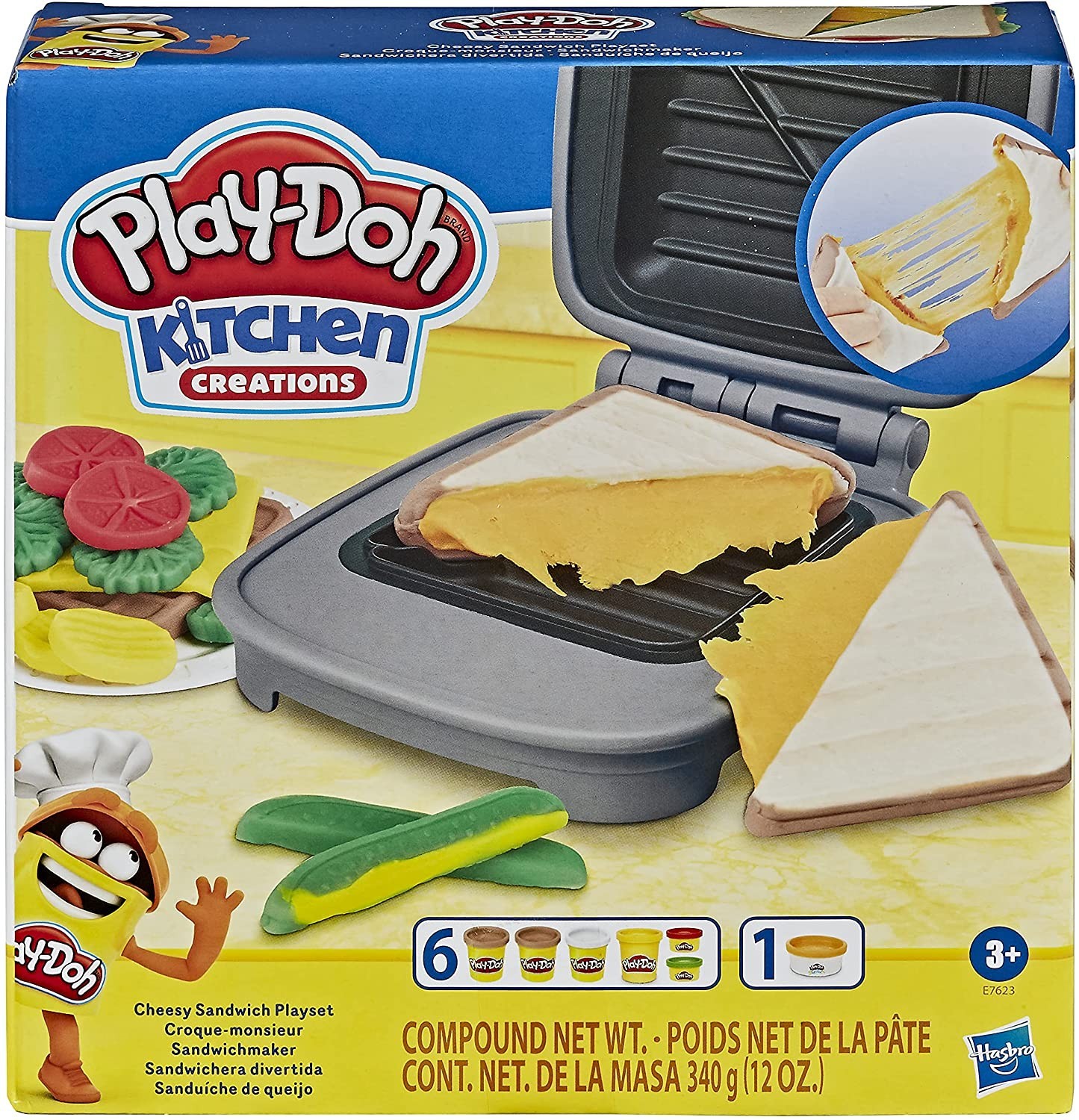 

Ігровий набір Hasbro Play-Doh Сендвіч з сиром (E7623)