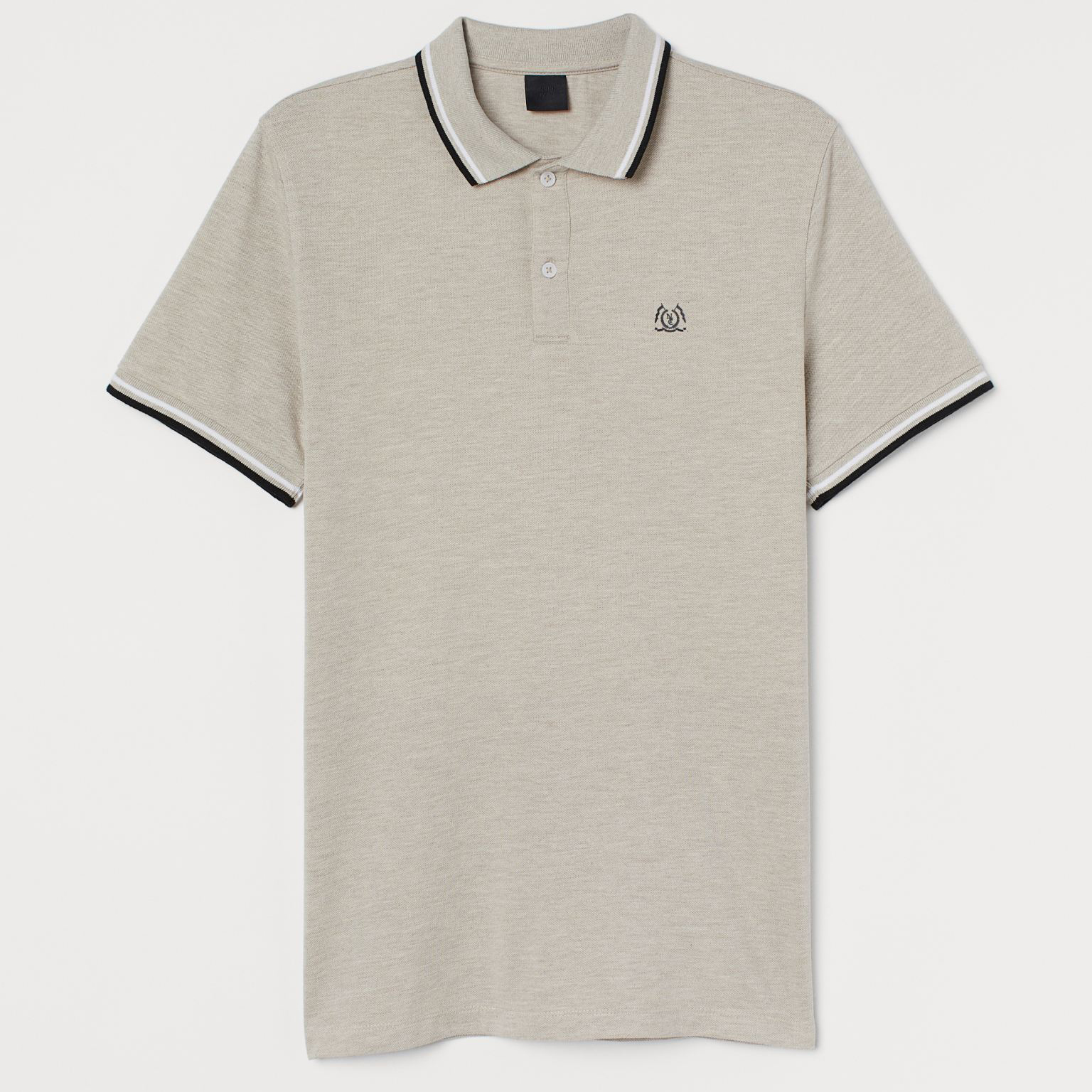 

Поло H&M 2905-6544101  Бежевое, Поло H&M 2905-6544101 XS Бежевое