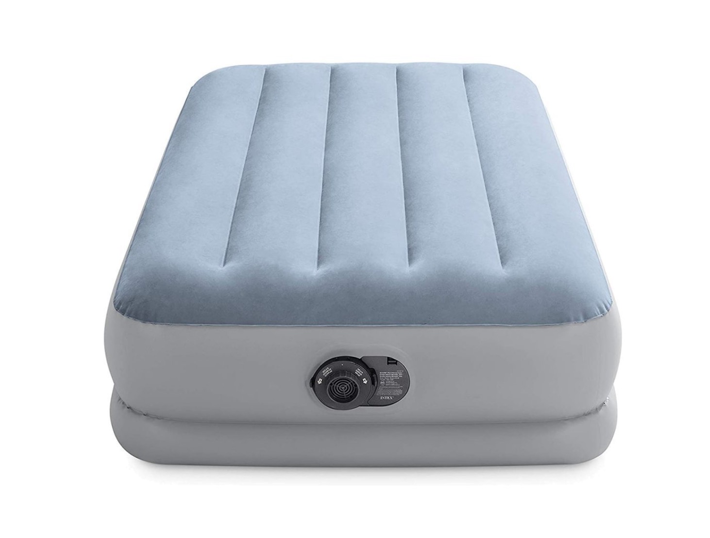 

Надувная односпальная кровать Intex Pillow Rest Mid-Rise Bed с насосом 99х191х36 см Серый (IP-173100)