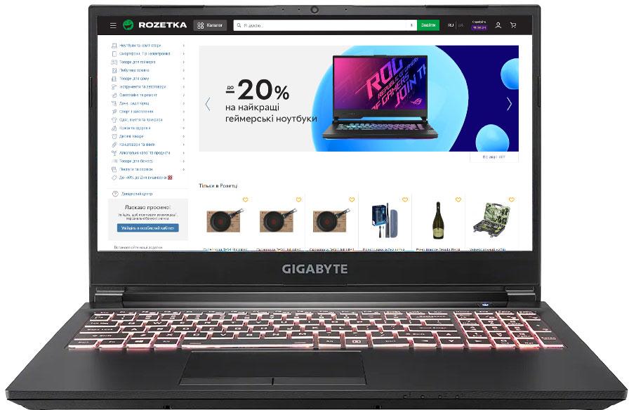 

Ноутбук Gigabyte G5 KC (G5_KC-5RU1130SD) Black