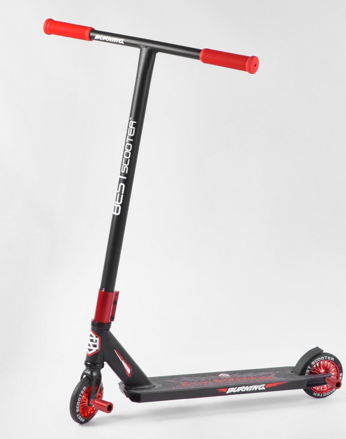 

Самокат трюковый Best Scooter HIC-система, с пеги 76585 Black-Red (76585)